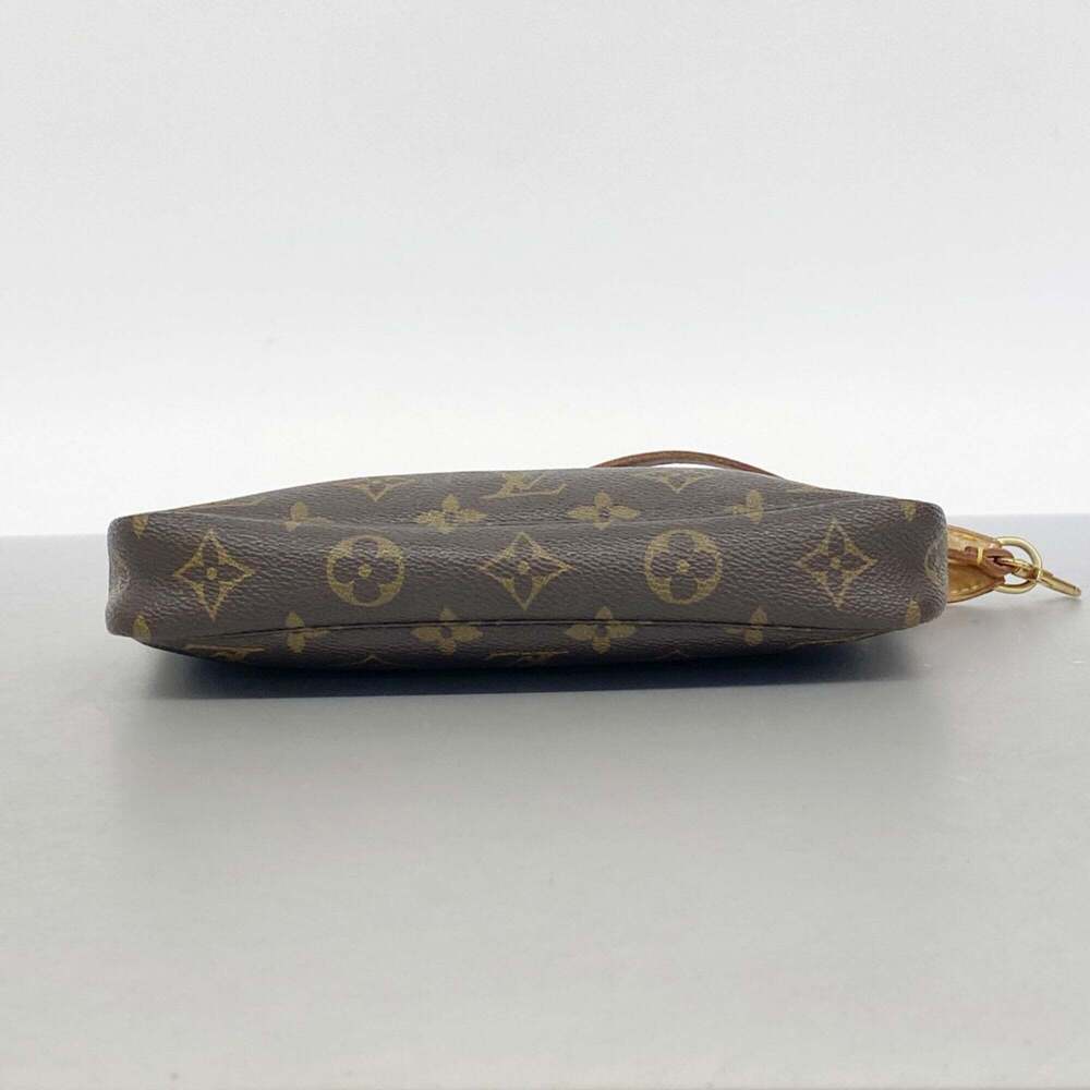 LOUIS VUITTON Authentic Brown Monogram Pochette Pouch - Picture 3 of 9